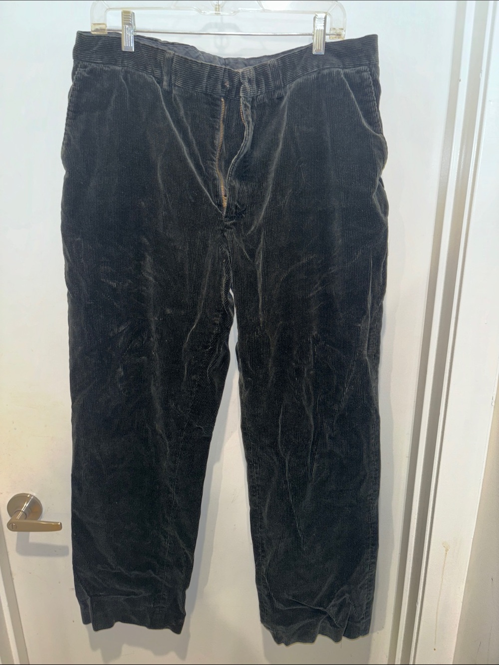 Black Polo Corduroy Chino 38x32